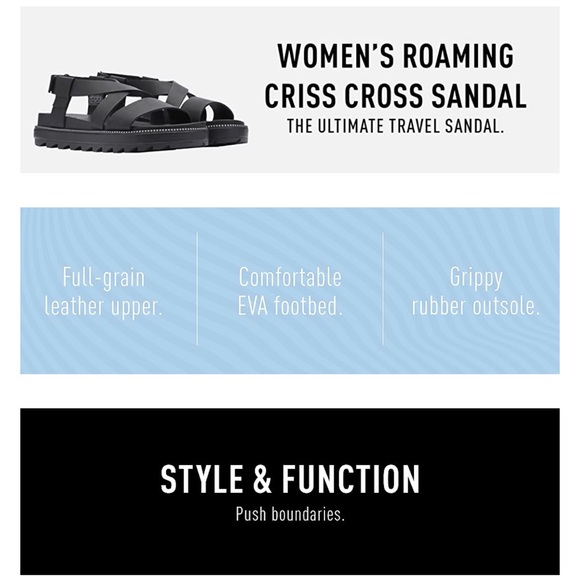 🎉Like New🎉 Sorel Leather Roaming sandals Sage Size 6.5 Camo Bottoms - Picture 11 of 12